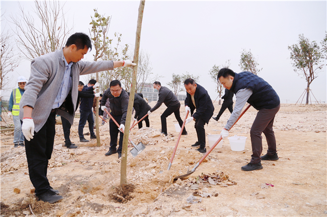 2023年3月13日，中馬合資公司組織開(kāi)展2023年義務(wù)植樹(shù)活動(dòng)